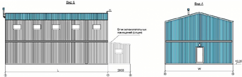 OS.B серия BB 200-400 Производительность 200…400 м3/сутки